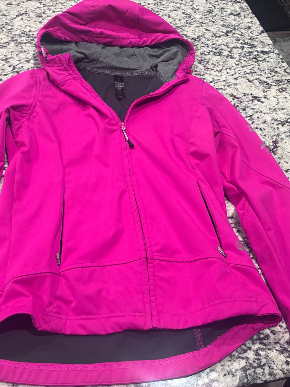 Mondetta Women's Hooded Ski Jacket - Bright Pink